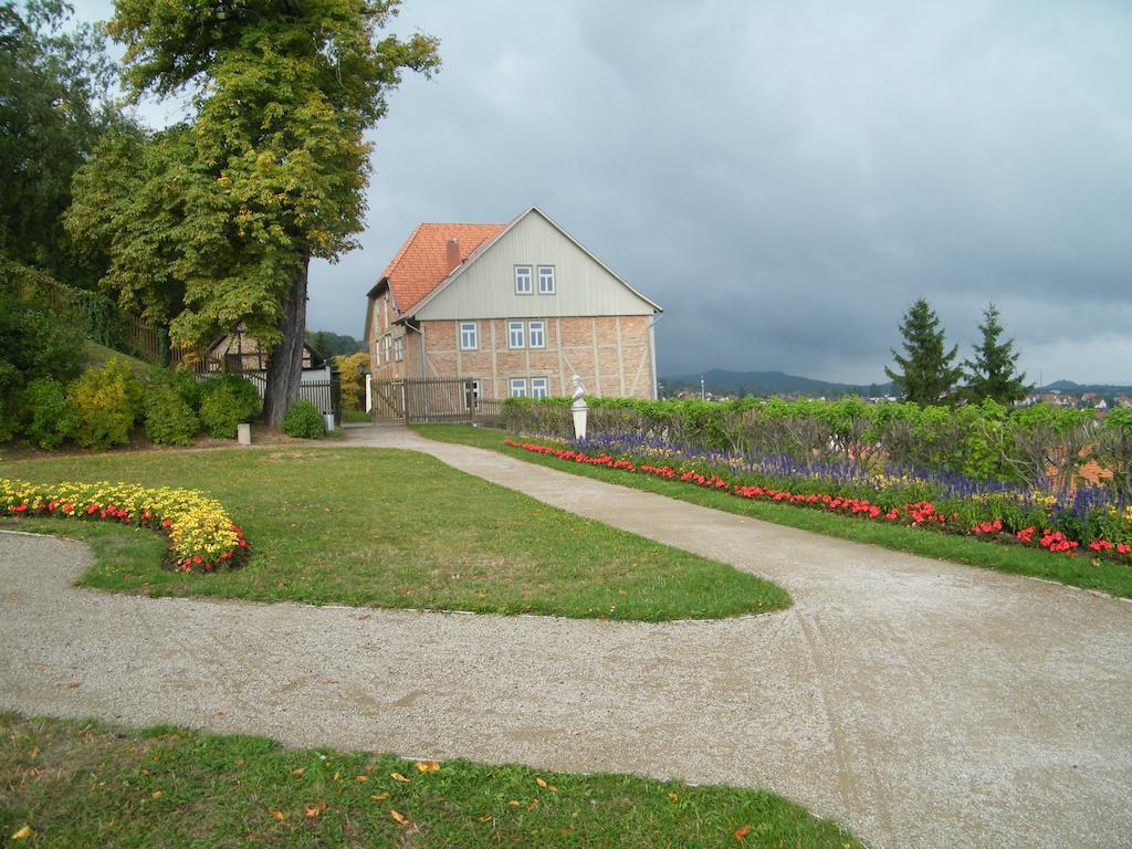 Hotel Obere Muhle Cattenstedt Esterno foto