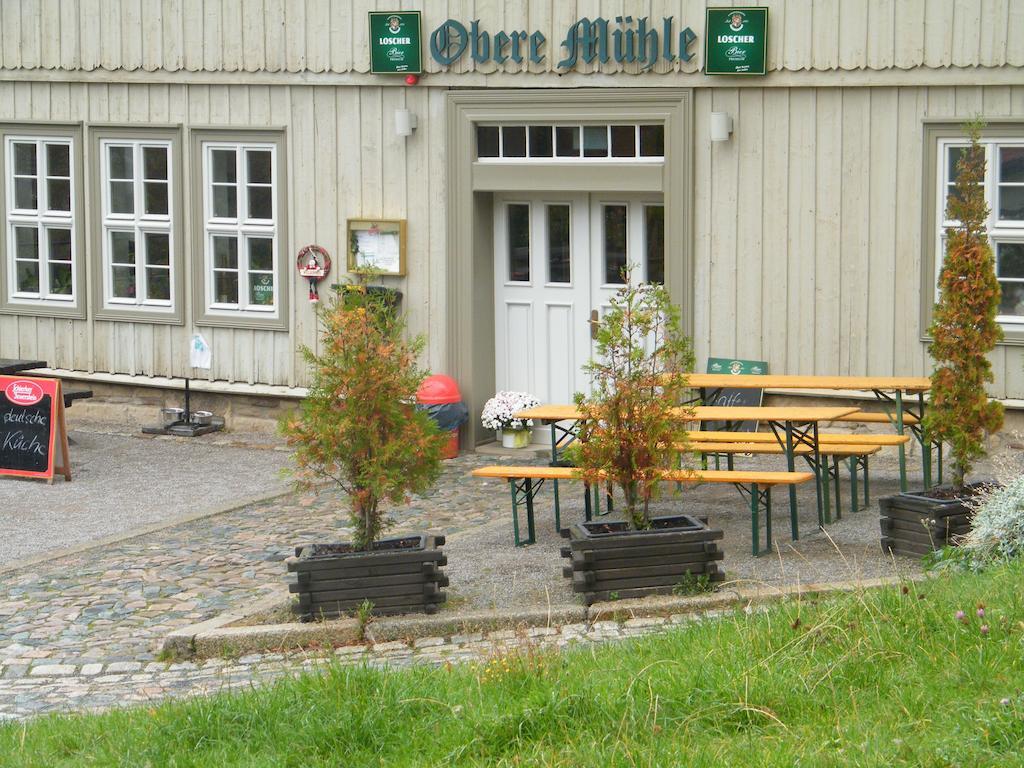 Hotel Obere Muhle Cattenstedt Esterno foto